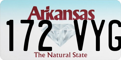 AR license plate 172VYG