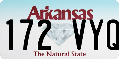 AR license plate 172VYQ