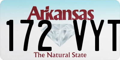 AR license plate 172VYT