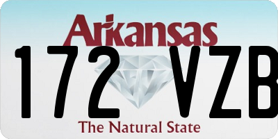 AR license plate 172VZB