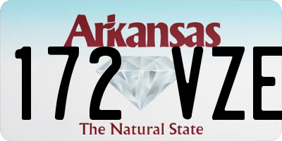 AR license plate 172VZE