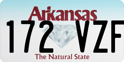 AR license plate 172VZF
