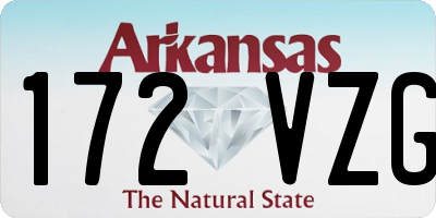 AR license plate 172VZG
