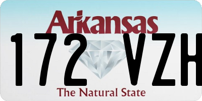 AR license plate 172VZH