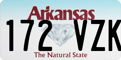 AR license plate 172VZK