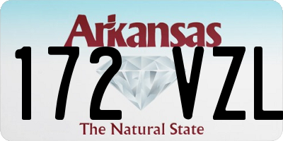 AR license plate 172VZL