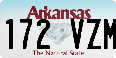 AR license plate 172VZM