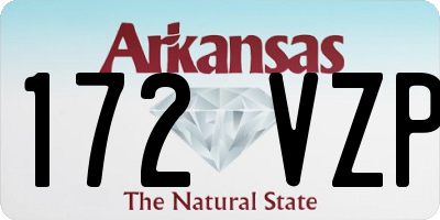 AR license plate 172VZP