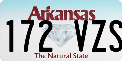 AR license plate 172VZS
