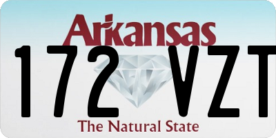 AR license plate 172VZT