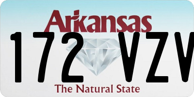 AR license plate 172VZV