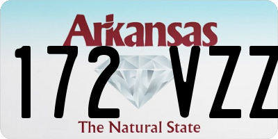 AR license plate 172VZZ
