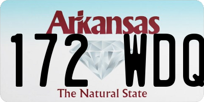 AR license plate 172WDQ