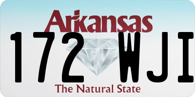 AR license plate 172WJI