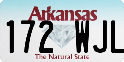 AR license plate 172WJL