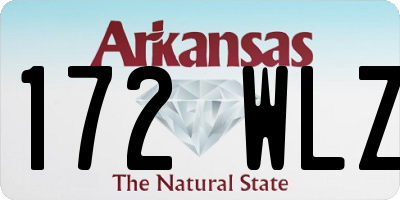 AR license plate 172WLZ