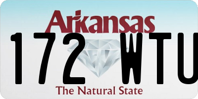 AR license plate 172WTU