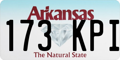 AR license plate 173KPI