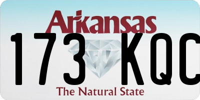 AR license plate 173KQC