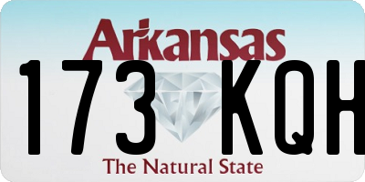 AR license plate 173KQH