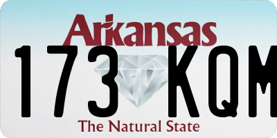 AR license plate 173KQM