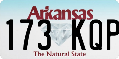 AR license plate 173KQP