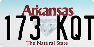 AR license plate 173KQT