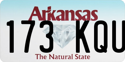 AR license plate 173KQU