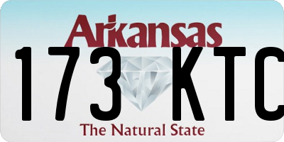 AR license plate 173KTC