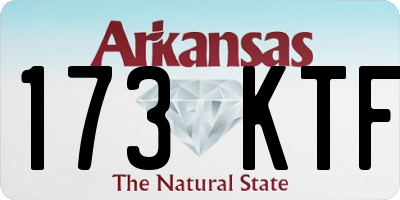 AR license plate 173KTF