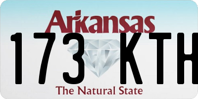 AR license plate 173KTH