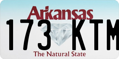 AR license plate 173KTM