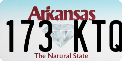 AR license plate 173KTQ
