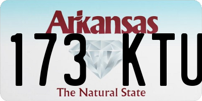AR license plate 173KTU