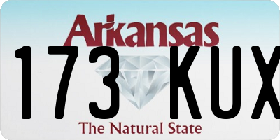 AR license plate 173KUX