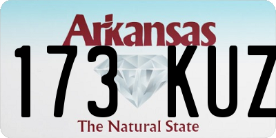 AR license plate 173KUZ