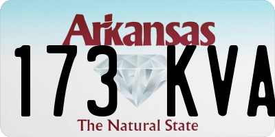 AR license plate 173KVA