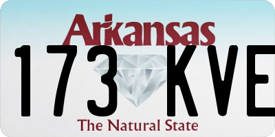 AR license plate 173KVE