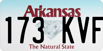 AR license plate 173KVF
