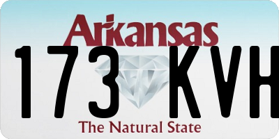 AR license plate 173KVH