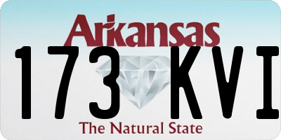 AR license plate 173KVI