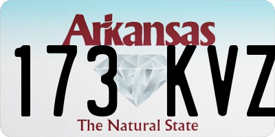AR license plate 173KVZ