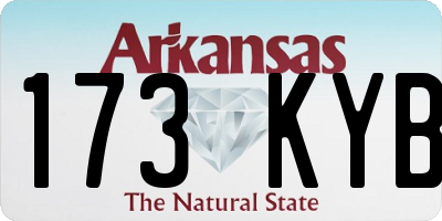 AR license plate 173KYB