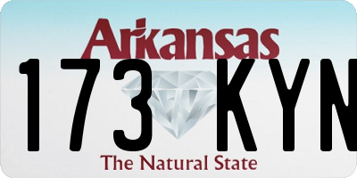 AR license plate 173KYN