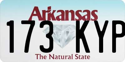 AR license plate 173KYP
