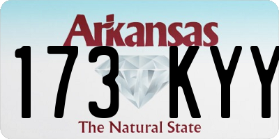 AR license plate 173KYY
