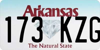 AR license plate 173KZG