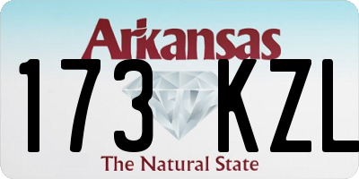 AR license plate 173KZL