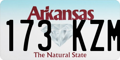 AR license plate 173KZM