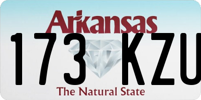 AR license plate 173KZU